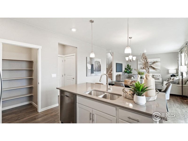 Furnished interior view inside a new home in Westgate, Greeley (Image 19).