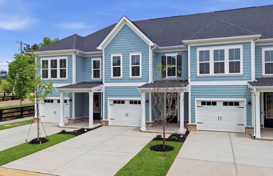 Front exterior of a new home in Alston Park, Greenville, SC, highlighting curb appeal (Image 2). Front exterior of a new home in Alston Park, Greenville, SC, highlighting curb appeal (Image 2).