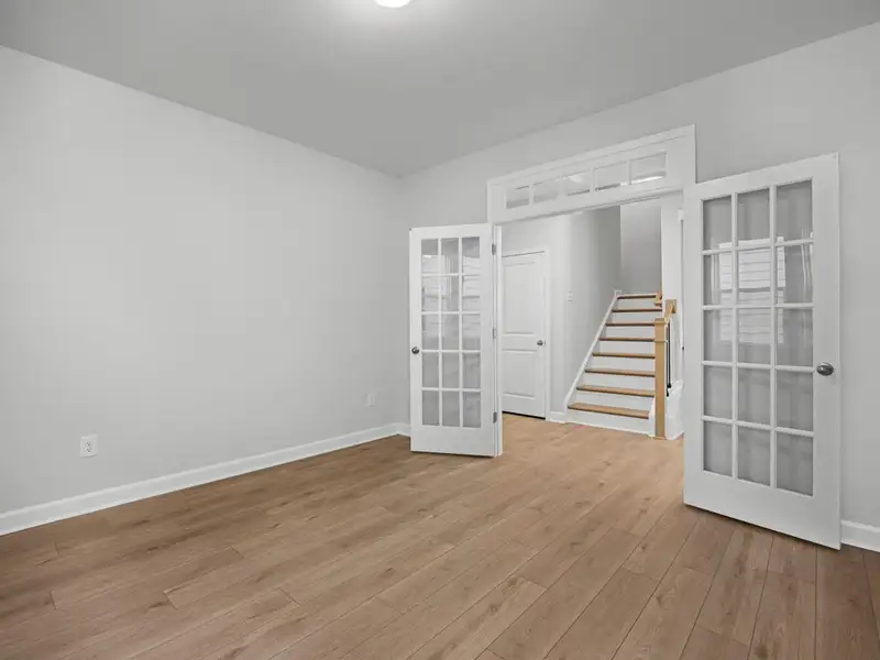 Spacious, unfurnished interior of a new home in Sage on North Main, Wake Forest (Image 16). Spacious, unfurnished interior of a new home in Sage on North Main, Wake Forest (Image 16).