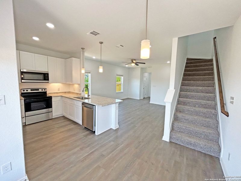 Furnished interior view inside a new home in The Preserve at Candlemeadow, San Antonio (Image 10). Furnished interior view inside a new home in The Preserve at Candlemeadow, San Antonio (Image 10).