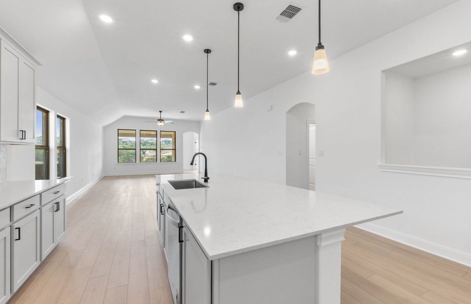 Kitchen and Gathering Spaces