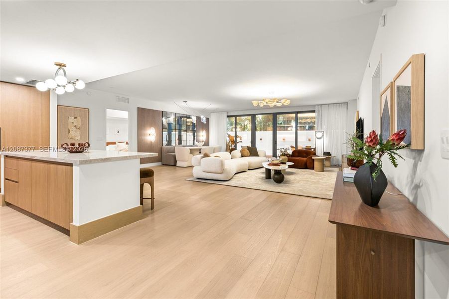 Furnished interior view inside a new home in , Bay Harbor Islands (Image 26).