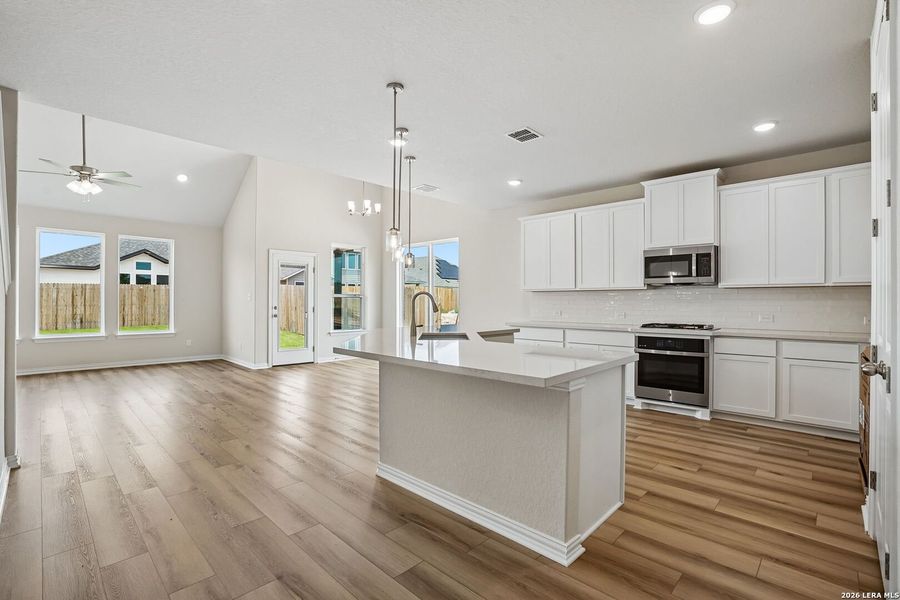 Furnished interior view inside a new home in Veranda, San Antonio (Image 11).