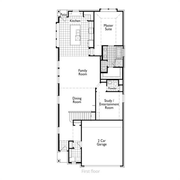 Master Freestanding Tub w/Separate Shower