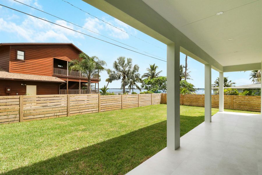 Exterior details and patio area of a home in , Jensen Beach (Image 30).