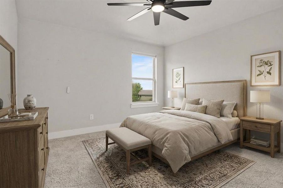 Furnished interior view inside a new home in , McKinney (Image 7).