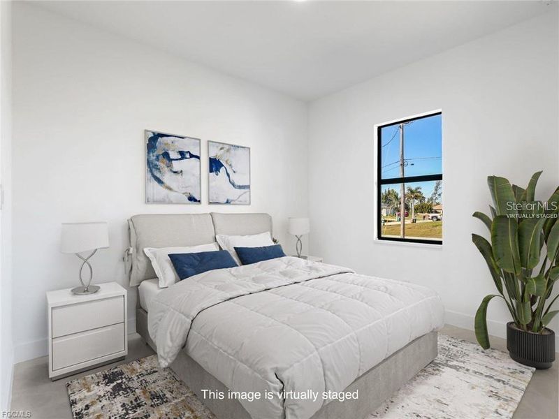 Furnished interior view inside a new home in , Cape Coral (Image 12).