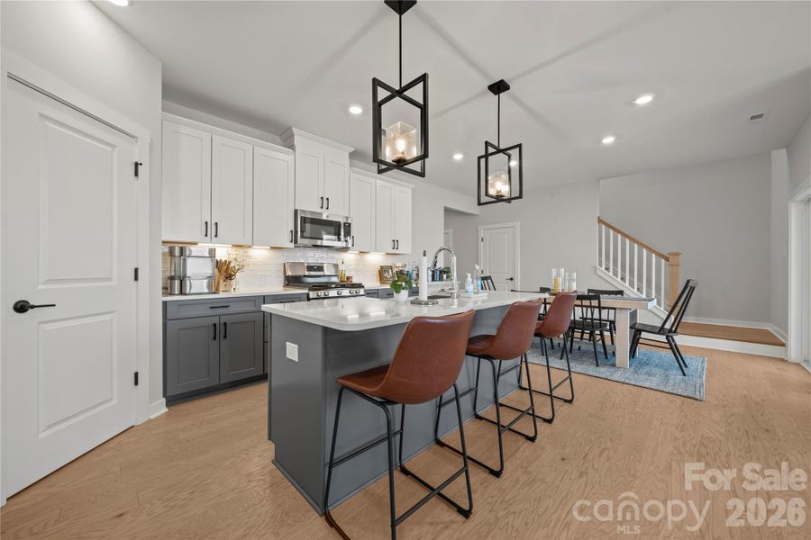 Furnished interior view inside a new home in , Charlotte (Image 13). Furnished interior view inside a new home in , Charlotte (Image 13).