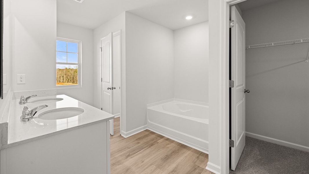 Furnished interior view inside a new home in Hughes Court, Dawsonville (Image 10).