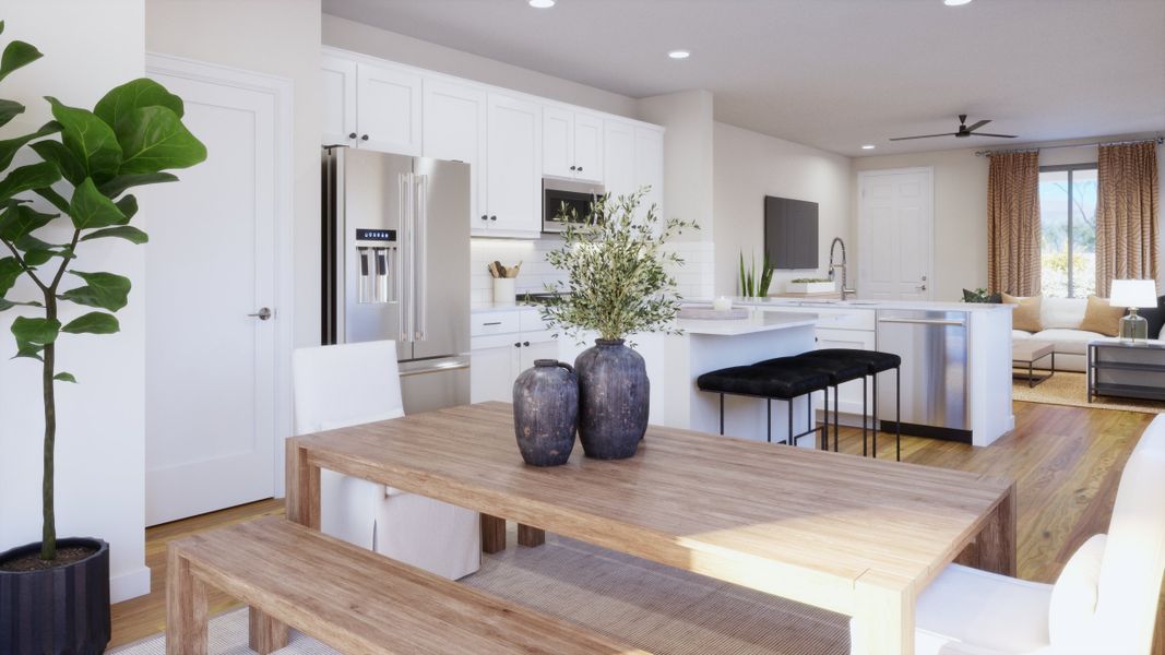 Representative furnished interior of a home built from the Daybreak by Landsea Homes in Elara at Moonlight, Maricopa (Image 4).