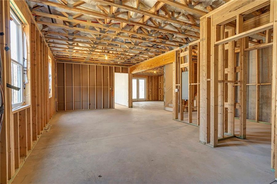 In-progress construction of a new home in , Cumming, GA (Image 43).