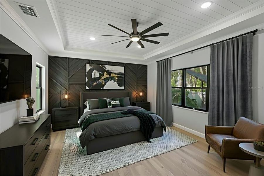 Furnished interior view inside a new home in , Sarasota (Image 15).