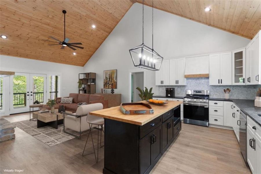Furnished interior view inside a new home in , Ellijay (Image 6).
