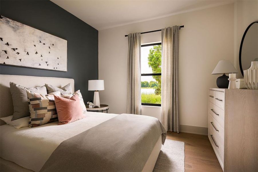 Furnished interior view inside a new home in , Sarasota (Image 12).