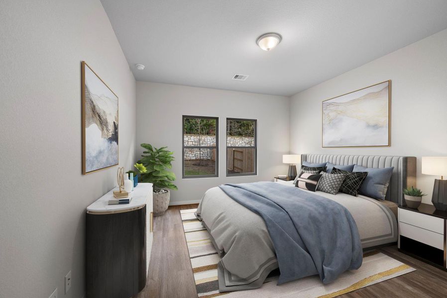 Furnished interior view inside a new home in Westridge Cove, Conroe (Image 9).