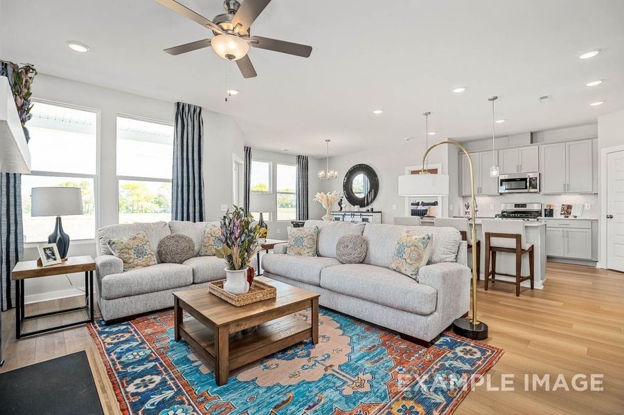 Furnished interior view inside a new home in Calista Farms, White House (Image 8). Furnished interior view inside a new home in Calista Farms, White House (Image 8).