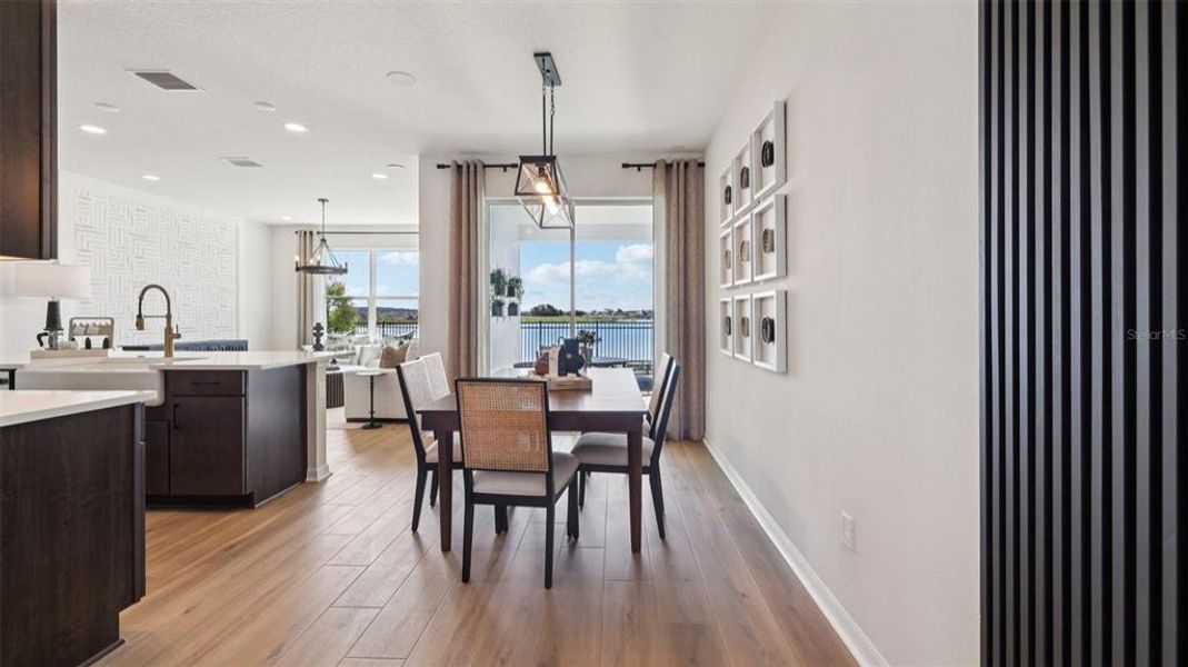 Furnished interior view inside a new home in Isla Mirada, San Antonio (Image 6).