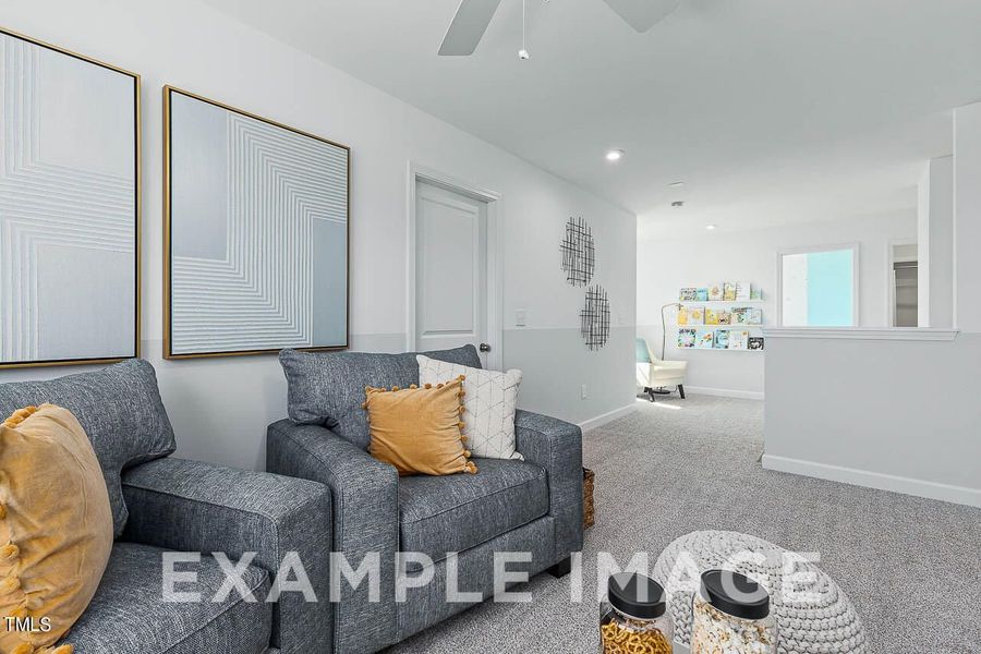 Furnished interior view inside a new home in Tobacco Road, Angier (Image 22).
