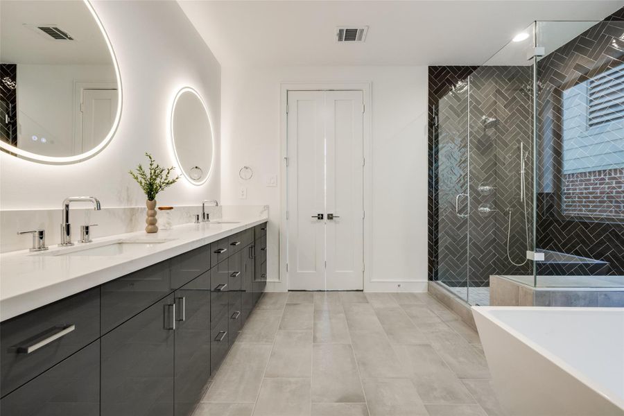 Furnished interior view inside a new home in , Houston (Image 31).