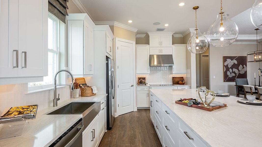 Representative furnished interior of a home built from the Lazio II by Taylor Morrison in Westview Community Group Page, Kissimmee (Image 7).