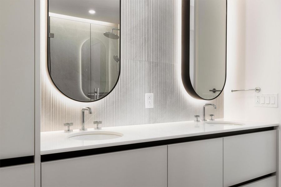Close-up of interior finishes inside a home in , Austin (Image 15).