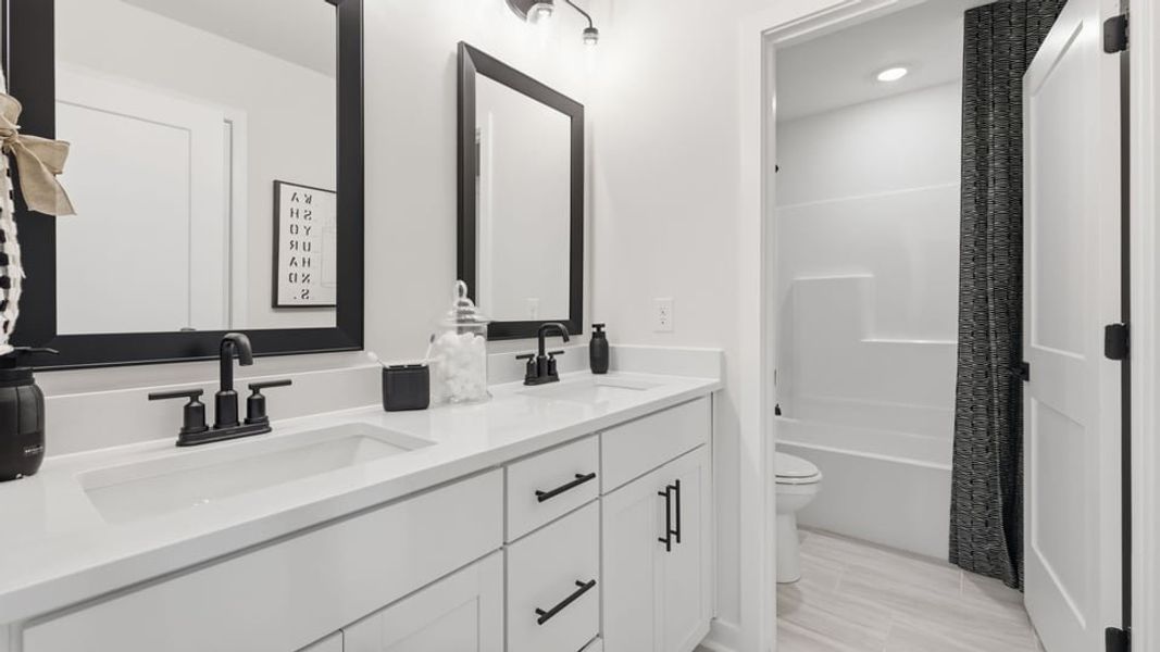 Furnished interior view inside a new home in Adams Glen, Greenville (Image 37).