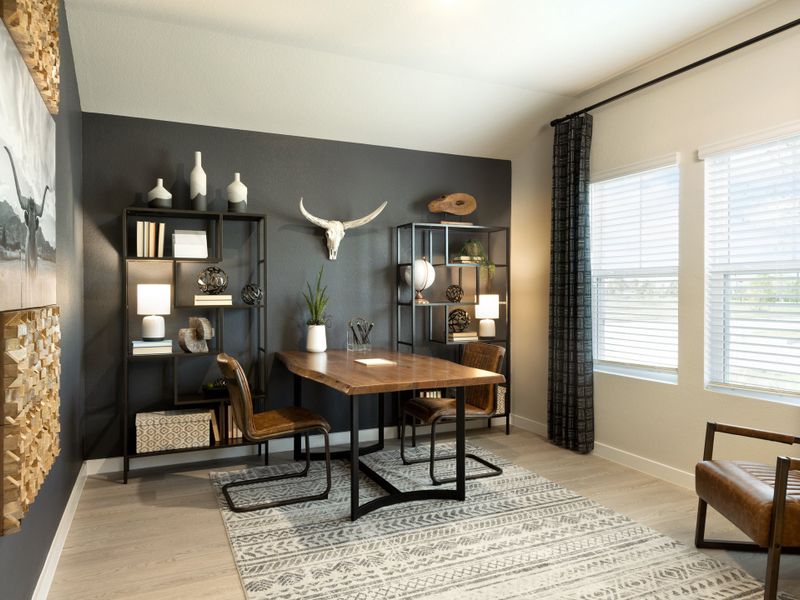 Furnished interior view inside a new home in Southwinds, Baytown (Image 9).