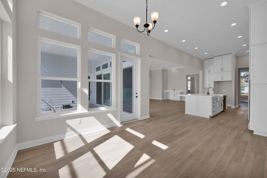 Furnished interior view inside a new home in Courtney Oaks at SilverLeaf, St. Augustine (Image 14).