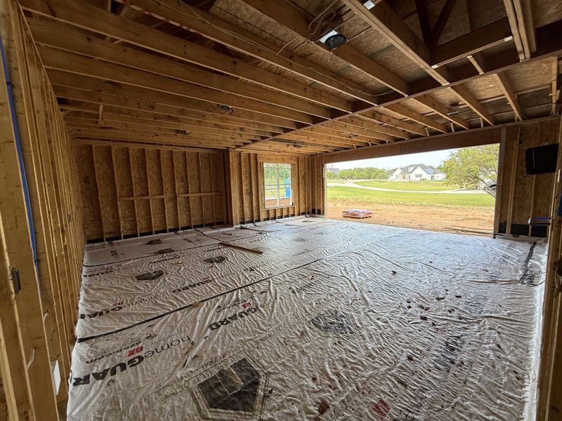 In-progress construction of a new home in Monarch Manor, Poolville, TX (Image 23).