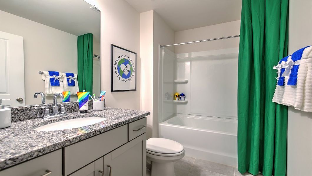 Representative furnished interior of a home built from the Linville by D.R. Horton in Pleasant Grove, Weaverville (Image 25).