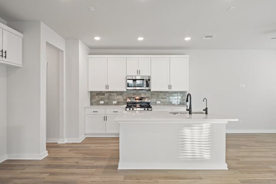 Furnished interior view inside a new home in Union Collection at Park Central, Georgetown (Image 7). Furnished interior view inside a new home in Union Collection at Park Central, Georgetown (Image 7).