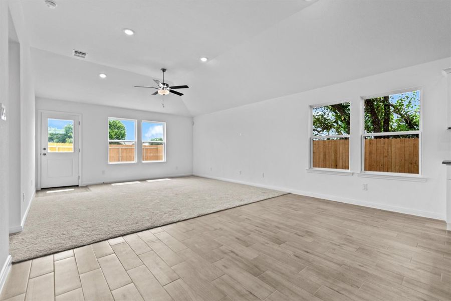 Spacious, unfurnished interior of a new home in Butler Farms, Liberty Hill (Image 18). Spacious, unfurnished interior of a new home in Butler Farms, Liberty Hill (Image 18).
