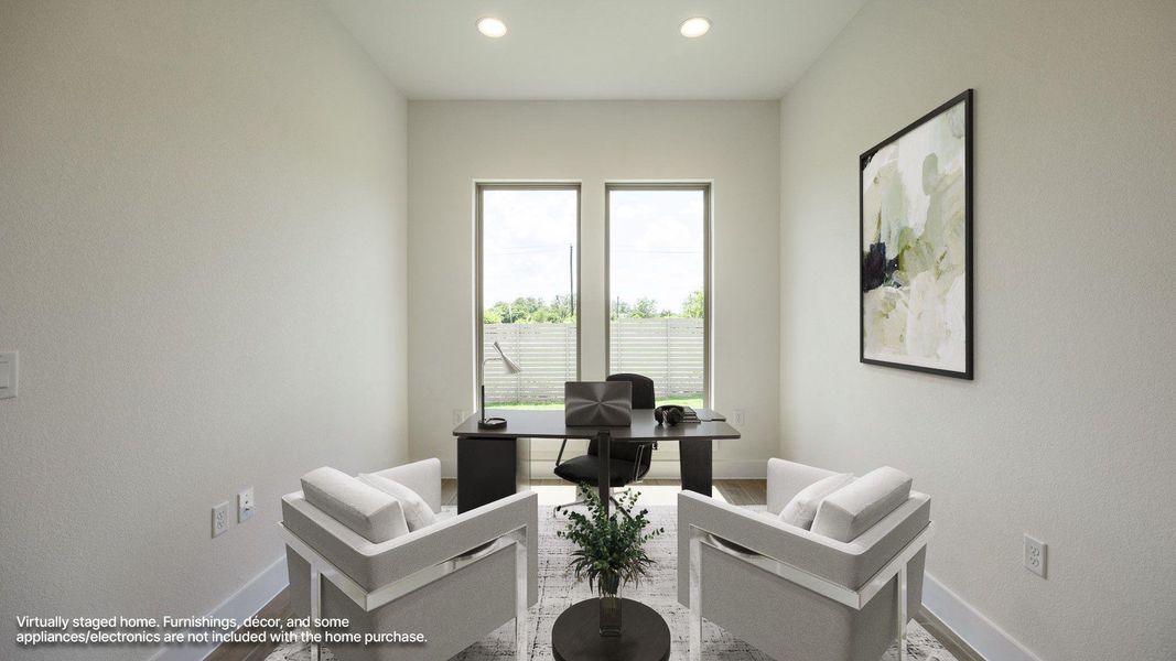 Furnished interior view inside a new home in Easton Park, Austin (Image 5). Furnished interior view inside a new home in Easton Park, Austin (Image 5).