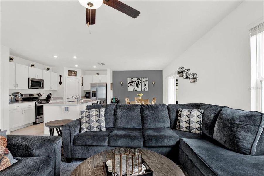 Furnished interior view inside a new home in Two Rivers: The Manors II, Zephyrhills (Image 33). Furnished interior view inside a new home in Two Rivers: The Manors II, Zephyrhills (Image 33).