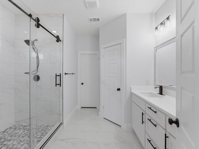 Furnished interior view inside a new home in , Bowie (Image 8).