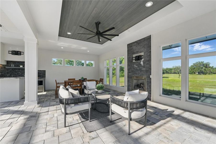 Furnished interior view inside a new home in , Archer (Image 33).