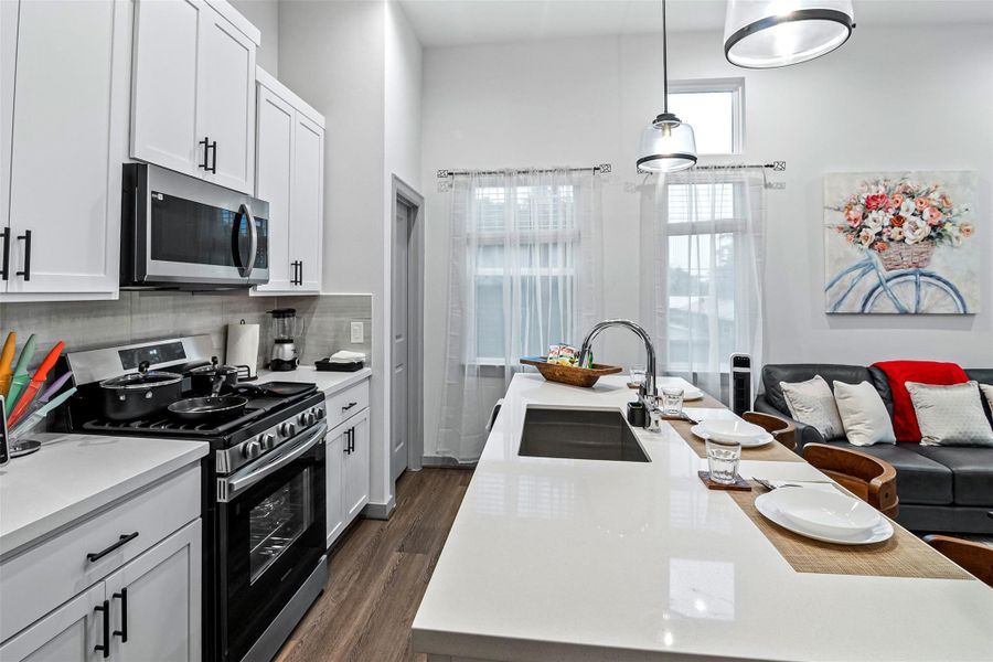 Furnished interior view inside a new home in , Houston (Image 12). Furnished interior view inside a new home in , Houston (Image 12).