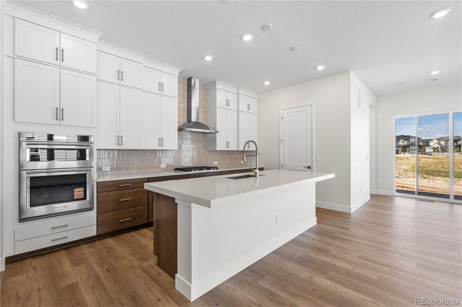 Furnished interior view inside a new home in Reserve at The Canyons, Castle Pines (Image 18).