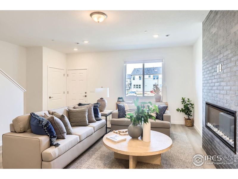 Furnished interior view inside a new home in , Longmont (Image 8).