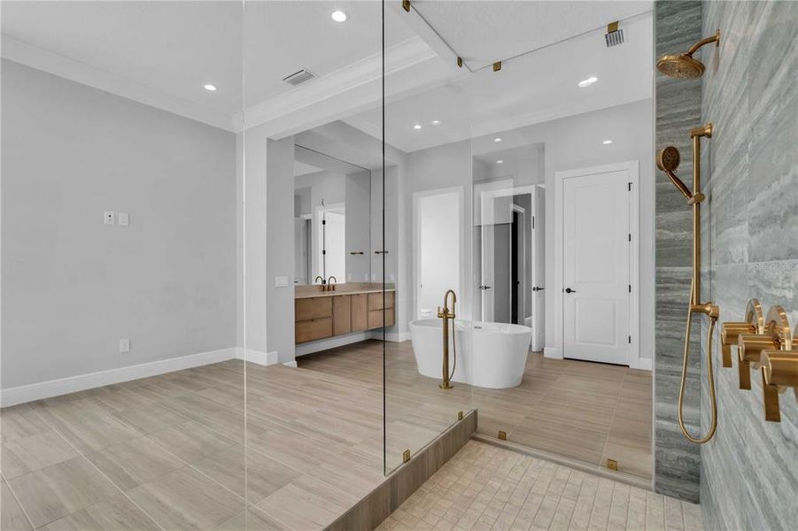 Furnished interior view inside a new home in , Sarasota (Image 17).