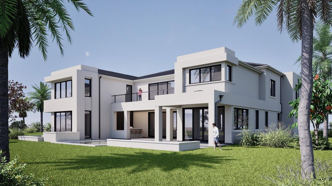 Front exterior of a new home in , Boca Raton, FL, highlighting curb appeal (Image 1). Front exterior of a new home in , Boca Raton, FL, highlighting curb appeal (Image 1).