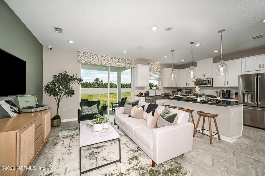 Furnished interior view inside a new home in , St. Augustine (Image 7).