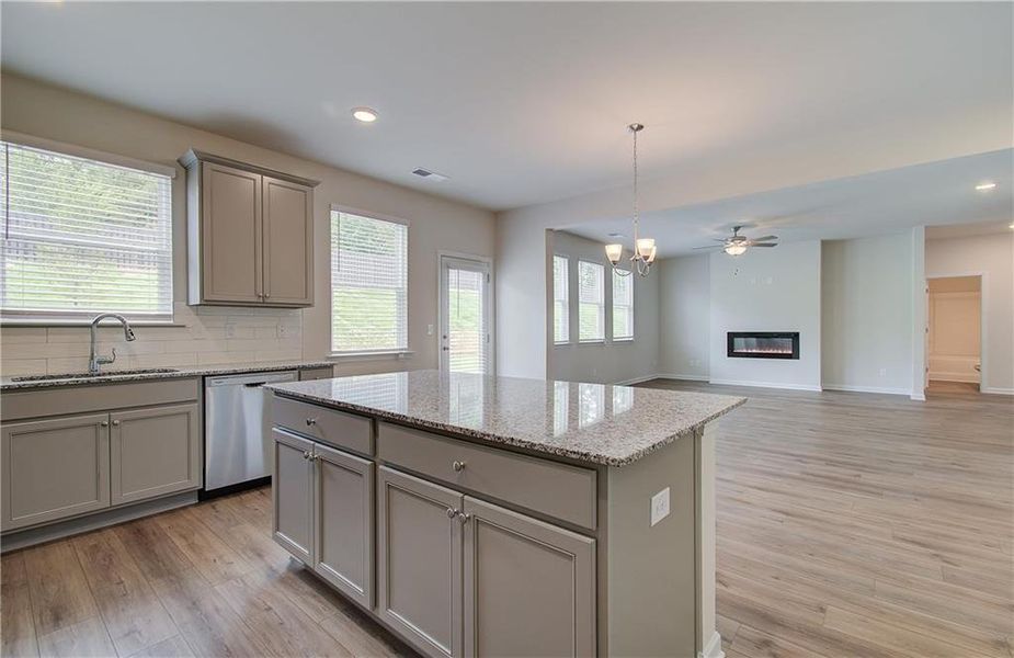 Furnished interior view inside a new home in Kingsmere Estates, Loganville (Image 7).