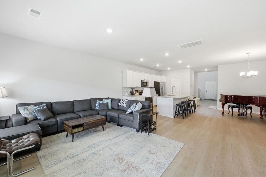 Furnished interior view inside a new home in Heron's Walk at Summers Corner, Summerville (Image 28).