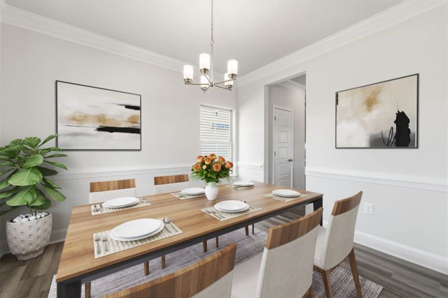 Furnished interior view inside a new home in Sullivans Reserve, Walkertown (Image 5). Furnished interior view inside a new home in Sullivans Reserve, Walkertown (Image 5).
