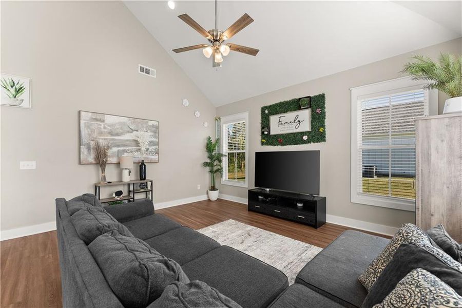 Furnished interior view inside a new home in , Cleveland (Image 15).