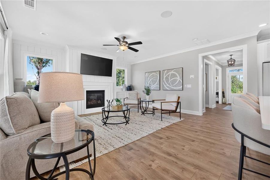 Furnished interior view inside a new home in , Jefferson (Image 5).