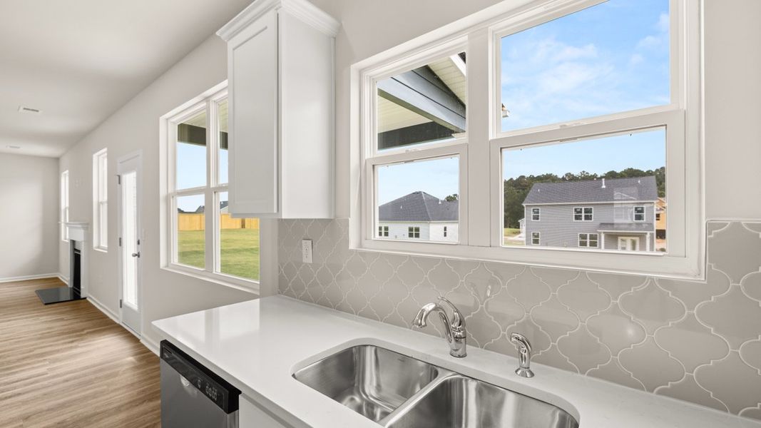Furnished interior view inside a new home in Preserve at Dove Creek, Statham (Image 7).