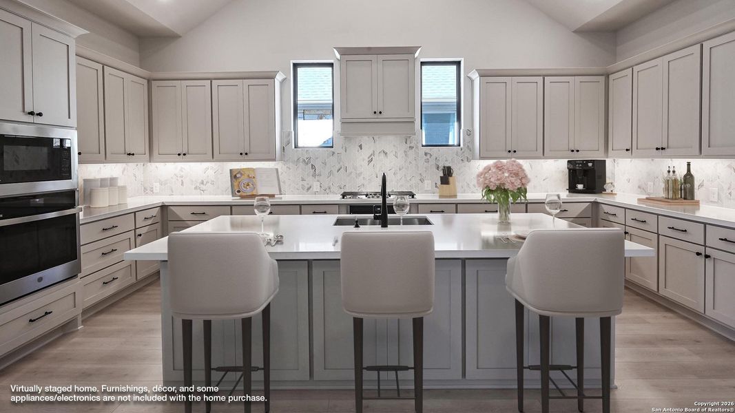 Furnished interior view inside a new home in Veramendi 60', New Braunfels (Image 6).