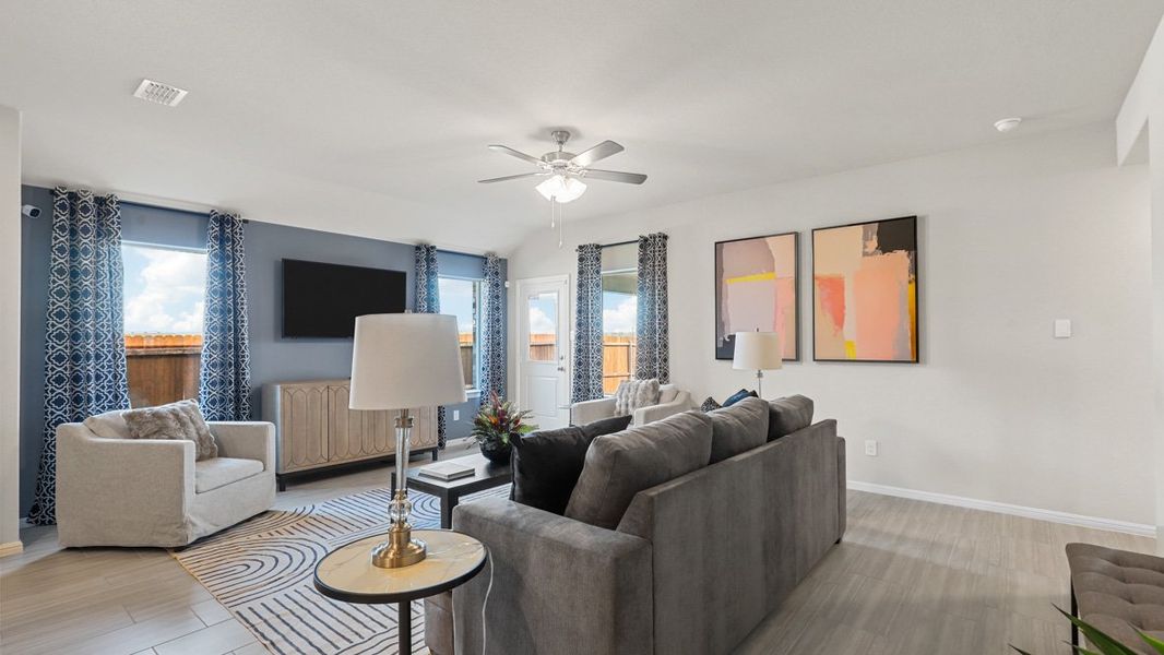 Furnished interior view inside a new home in Longhorn Estates, Fort Worth (Image 23).